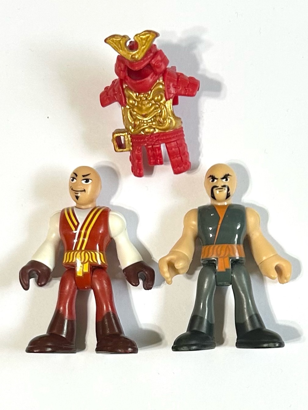 Fisher-Price Imaginext Ninja Warrior Red Castle Samurai & Orange Army Samurai